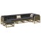 Gossi set canapele gradina cu perne, 7 piese, lemn de pin tratat