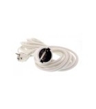Cablu prelungitor 10m 3x1.5mm alb IP20 3500W 16A Well