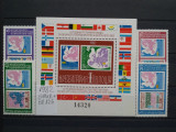 1982-Bulgaria-10 ani KSZE-serie+bl.126-MNH-Perfect, Nestampilat