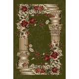 Covor Model Lotos 532-310, Marime 80 x 150 cm, Verde, Inaltime Fir 8 mm, Antialergic, Polipropilena, Living, Dormitor, Sufragerie, Birou