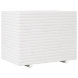 Cumpara ieftin Jardiniera de gradina, alb, 90x60x72 cm, lemn masiv de pin