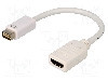 Cablu {{Tip cablu de conectare}}, DVI mini mufa, HDMI soclu, {{Lungime cablu}}, {{Culoare izola&amp;#355;ie}}, Goobay - 51745