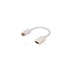 Cablu {{Tip cablu de conectare}}, DVI mini mufa, HDMI soclu, {{Lungime cablu}}, {{Culoare izola&#355;ie}}, Goobay - 51745