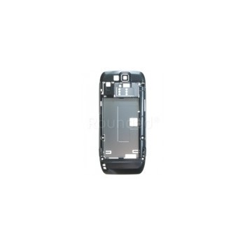 Nokia E66 Middlecover Grey Steel foto