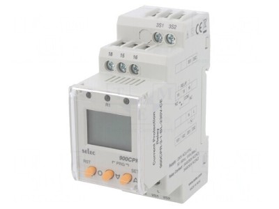 Releu Digital LCD 3 Cifre pentru Șină DIN 230V foto