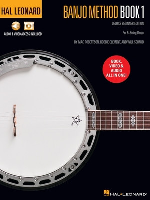 Hal Leonard Banjo Method Book 1 - Deluxe Beginner Edition for 5-String Banjo with Audio &amp;amp; Video Access Included foto