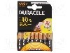 Baterie R3, 1.5V, alcaline, DURACELL - LR3/AAA/MN2400(K8) ECONOMY PACK