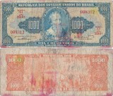 1962 , 1,000 cruzeiros ( P-173b ) - Brazilia