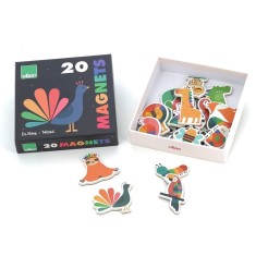 Vilac Magnets magneți Animals 3y+ 20 buc foto