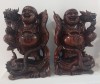 Superbe sculpturi de dimensiuni mari lucrare dintr-o singură bucata de lemn reprezentand Buddha cu dragonul