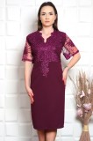 Cumpara ieftin Rochie de Ocazie Silvi Mov - 52Marimea, Yves
