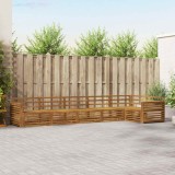 vidaXL Set de canapele de exterior 6 pcs natural Lemn Solid de Acacia 3373544