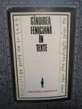 G&acirc;ndirea feniciană &icirc;n texte - Constantin Daniel