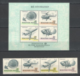 Ungaria.1967 Posta aeriana-Expozitia filatelica AEROFILA SU.283, Nestampilat