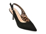 Pantofi eleganti FLAVIA PASSINI negri, M8, din piele intoarsa