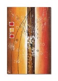Cumpara ieftin Tablou abstract pictat manual living, birou, Fantezie in abstract 4, 90x60cm ulei pe panza, gata de agatat pe perete