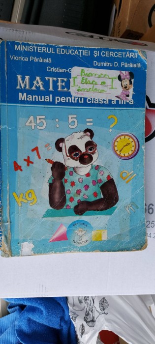 MATEMATICA CLASA A III A - VIORICA PARAIALA