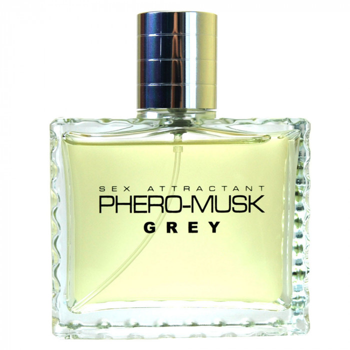 Parfum pentru bărbați pentru a atrage femeile Phero-Musk Grey pentru bărbați, 100 ml