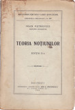 AS - IOAN PETROVICI - TEORIA NOTIUNILOR, EDITIA II-A
