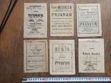 LOT 6 PROGRAME CINEMA, PERIOADA ANILOR 1940-1945 * CINEMA : SELECT, MIORITA, EXCELSIOR, REGAL, ARPA