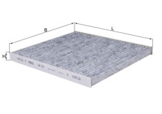 MAHLE LAK 301 Filtru, aer habitaclu