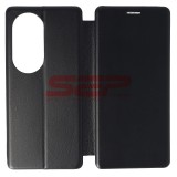 Husa Flip Cover Huawei P50 Pro, Protectie Completa, Neagra