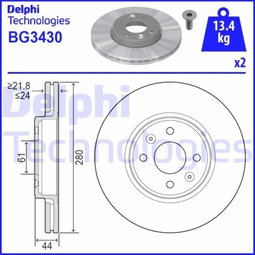Delphi Disc frana