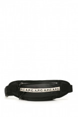 Borseta barbat APC repeat logo beltpack PAACL H62129 LZZ Negru foto