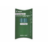 Cumpara ieftin Rezerva Pilot Roller V5/V7 Hi-Tecpoint Reincarcabil Verde