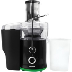 Storcator de fructe si legume Heinner HSF-600BK, 600 W, Recipient suc si pulpa