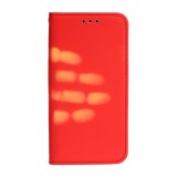 Husa SAMSUNG Galaxy A3 2017 - Thermo Book (Rosu&amp;), Piele Ecologica