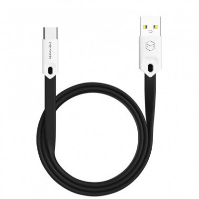 Cablu de date Mcdodo, Gorgeous Series, USB la USB-C Type-C, 1m 2,4A CA-4881, Negru Blister foto