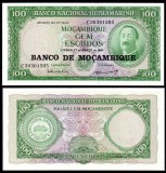 !!! MOZAMBIC - 100 ESCUDOS (1976) - P 117 - UNC