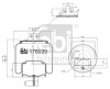 FEBI BILSTEIN 178039 Burduf, suspensie pneumatica