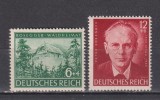 GERMANIA DEUTSCHES REICH 1943 MI. 855-856 MNH, Nestampilat