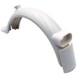 Aripă - spate, trotineta electrică Xiaomi 1S / Essential / M365 / Mi 3 / Pro / Pro 2, alb | Motorevolution