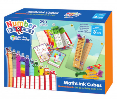 MathLink&amp;reg;Cubes Numberblocks in romana - Set de activitati de la 11 - 20 PlayLearn Toys foto