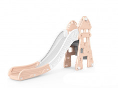 Tobogan MyKids Lighthouse cu cos de baschet Pink GreatGoods Plaything foto