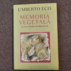 Umberto Eco - Memoria vegetala si alte scrieri de bibliofilie 16/0