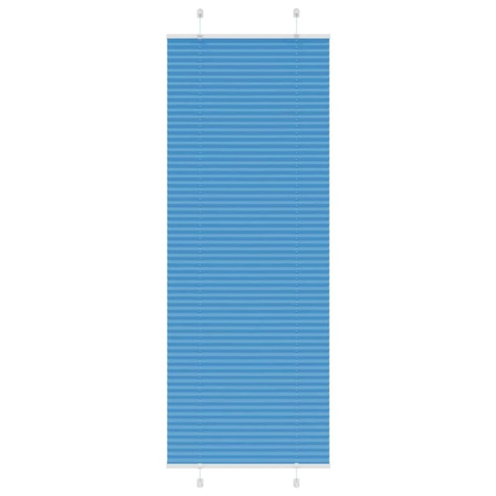 Jaluzea plisata Albastru 70x200 cm Latime tesatura 69,4 cm