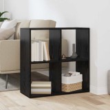 Cumpara ieftin Dulap pentru cărți Stejar negru 69.5 x 29 x 69.5 cm