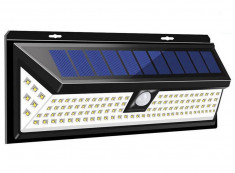 Lampa Solara Exterior 120 LED, senzor miscare, 1200 LM foto
