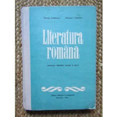 LITERATURA ROMANA CLASA A XII A ANUL 1978 CRETEANU , NICOLAE, Clasa 12