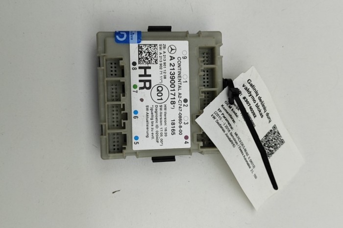 Modul de control ușă dreapta spate MERCEDES-BENZ E W213 2018 OEM: A2139001718,A2139011208,A2139027111 30740202