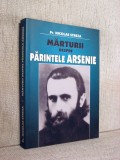 Marturii despre Parintele Arsenie - Pr. Streza Nicolae Stan, Carti Religie