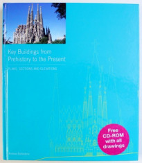 KEY BUIDINGS FROM PREHISTORY TO THE PRESENT - PLANS , SECTIONS AND ELEVATIONS by ANDREW BALLANTYNE , 2012 , LIPSA CD* foto