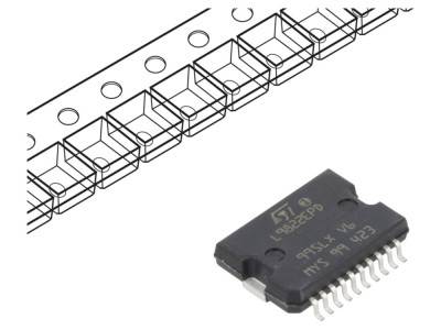 Driver low-side IC PowerSO20 8 Ch 4,5-5,5V foto