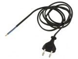 Cablu Electric 2x0,75mm2 1,9m Negru