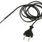 Cablu Alimentare 2x0,75mm2 PVC 1,5m Negru