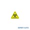 Abtibild refectorizant bio hazard 6,5x5,7cm cod:lt-03 Alta marca Alt model #7